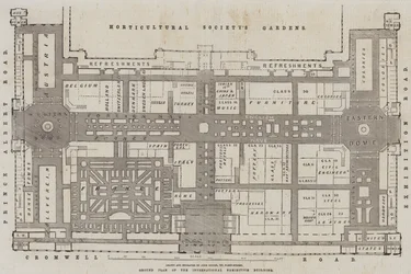 Ground Plan of the International Exhibition Building